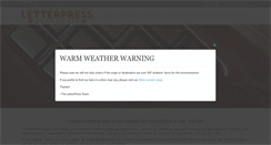 Desktop Screenshot of letterpresschocolate.com