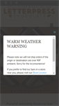 Mobile Screenshot of letterpresschocolate.com
